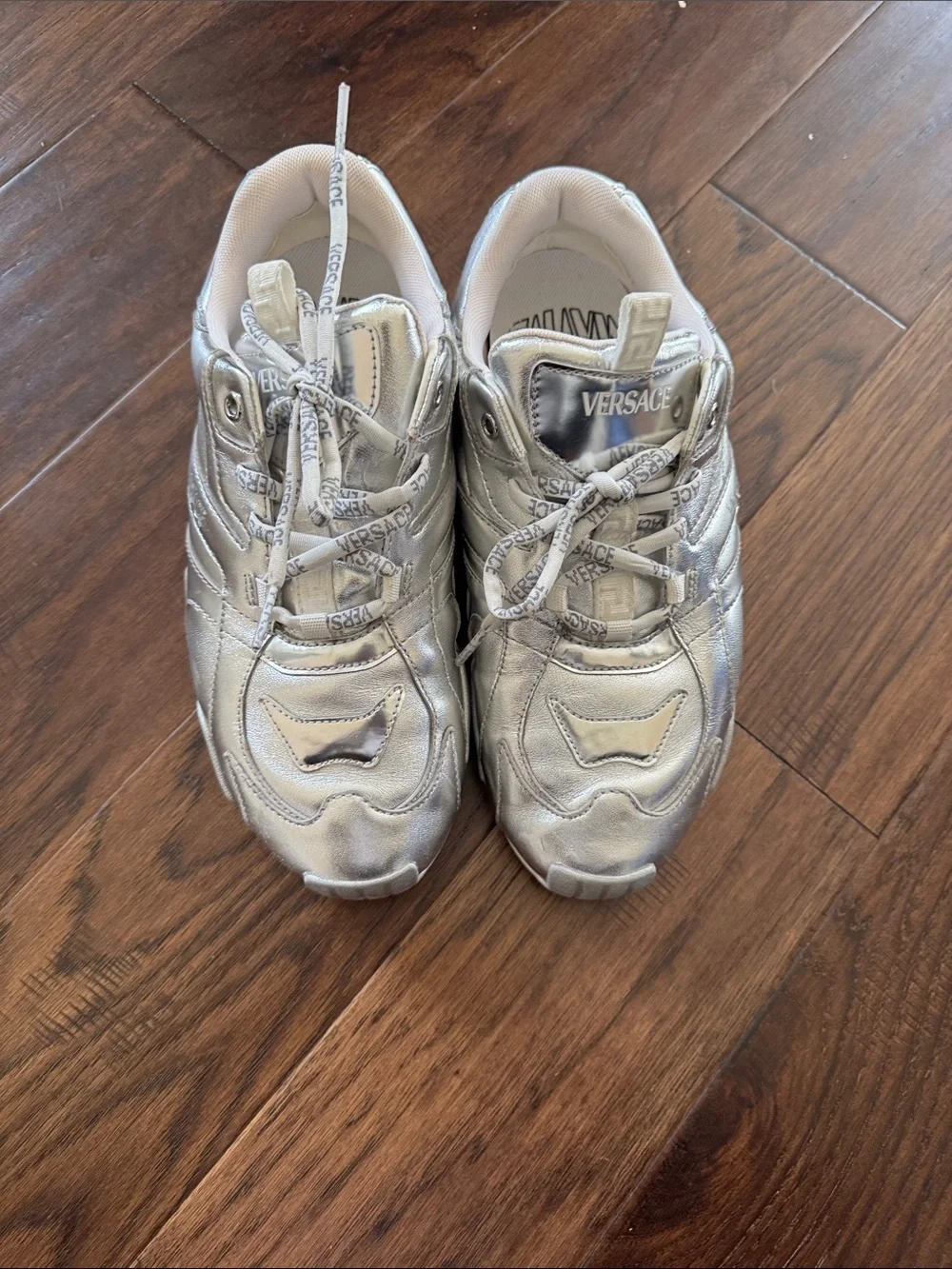 Versace Galaxia Leather Sneaker